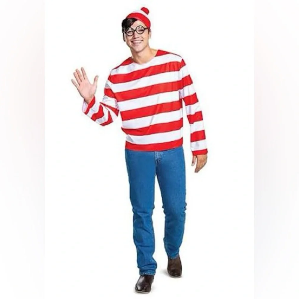 Where’s Waldo Novelty Outfit & Messenger Bag Bundle